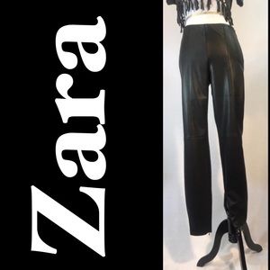 Zara Faux Leather Leggings
